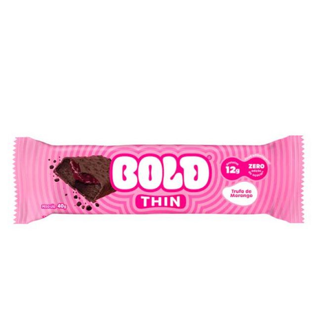 BARRA PROT BOLD THIN TRUFA MORANGO 40GR