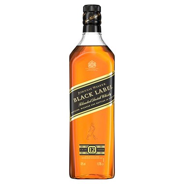 WHISKY JOHNNIE WALKER BLACK LABEL 1L