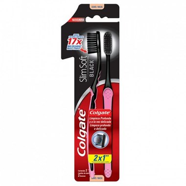 ESCOVA DENTAL COLGATE SLIM SOFT BLACK C2