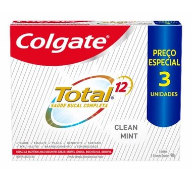 CREME DENTAL COLG TOTAL12 MINT 90GR C3UN