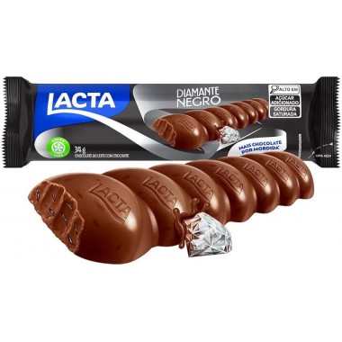CHOCOLATE LACTA DIAMANTE NEGRO 34GR