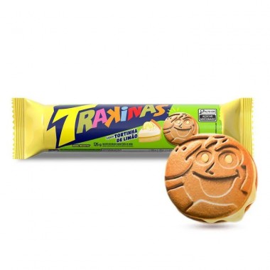 BISCOITO TRAKINAS TORTINHA LIMAO 126G