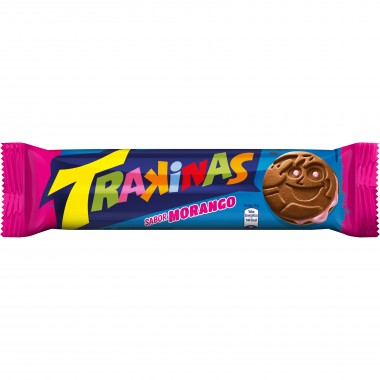 BISCOITO TRAKINAS MORANGO 126GR