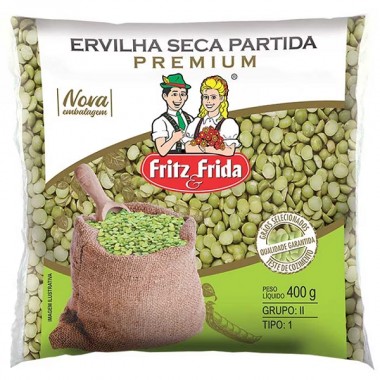 ERVILHA PARTIDA FRITZ  FRIDA 400GR
