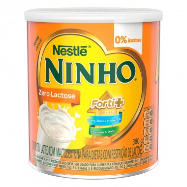 LEITE PO NINHO ZERO LACTOSE LT 350GR
