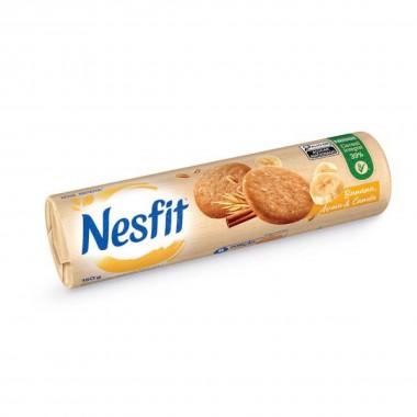 BISCOITO NESFIT BAN AVEIA E CANELA 160GR