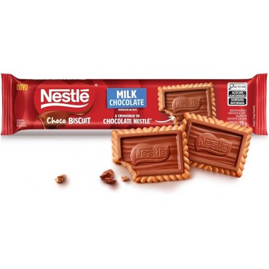 BISCOITO NESTLE CHOCOBISCUIT AO LEITE 78
