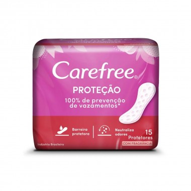 ABSORVENTE CAREFREE OR 15