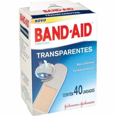 CURATIVO BAND AID TRANS 40UN