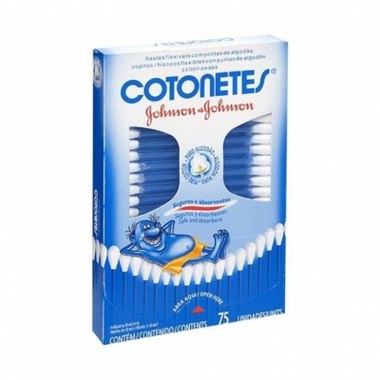HASTES FLEXIVEIS COTONETE JOHNSON 75UN