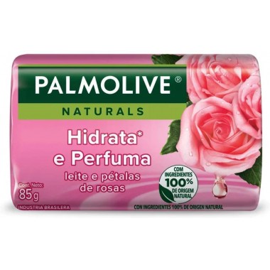 SABONETE PALMOLIVE SV LEITE PET ROSAS 85