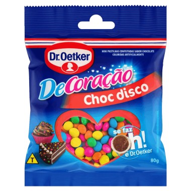 CONFEITO DR OETKER CHOC DISCOS 80GR
