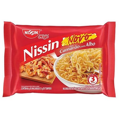 MASSA INST NISSIN CAMARAO ALHO 85GR