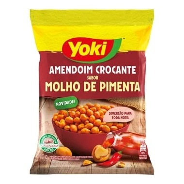 AMENDOIM YOKI CROCANTE MOLHO PIM 150GR