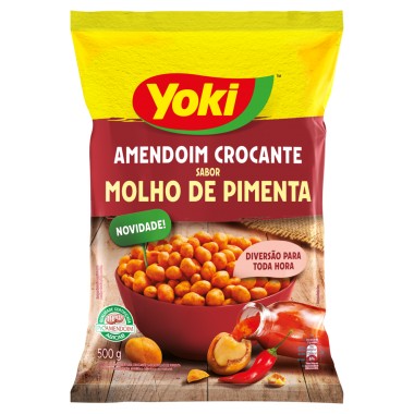AMENDOIM YOKI CROCANTE MOLHO PIM 500GR
