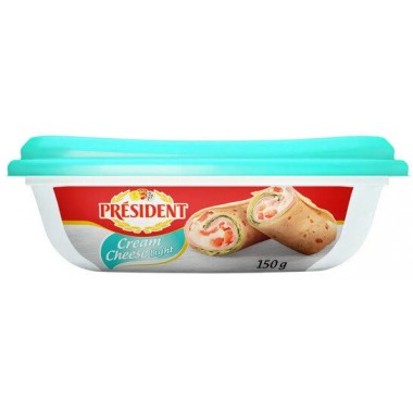 CREAM CHEESE PRESIDENT LIGHT 150GR