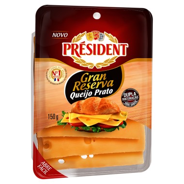 QUEIJO PRATO PRESIDENT GRAN RESERVA 150G