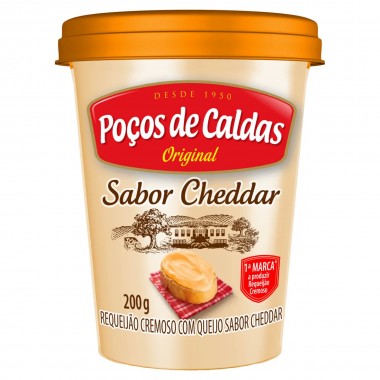 REQUEIJAO POCOS DE CALDAS CHEDDAR 200GR