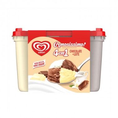 SORVETE KIBON CREMOSISSIMO 4EM1 CHOCO 2L