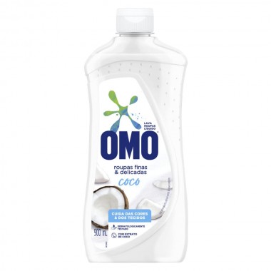LAVA ROUPA LIQ OMO DELICADAS COCO 900ML