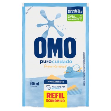 LAVA ROUPA LIQ OMO PURO CUIDADO SHT900ML