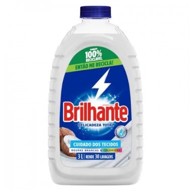 LAVA ROUPA LIQ BRILHANTE DELICADEZA 3L