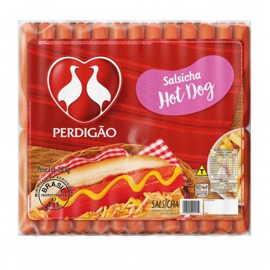 SALSICHA PERDIGAO 13CM PCT 2,8KG
