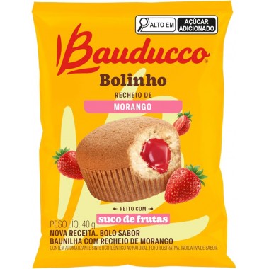 BOLINHO BAUDUCCO MORANGO 40GR