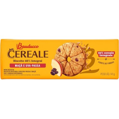 BISCOITO BAUDUCCO CER MACA UVA PASSA 141