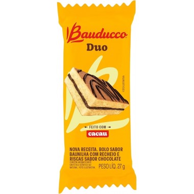 BOLINHO BAUDUCCO DUO CHOCOLATE 27GR