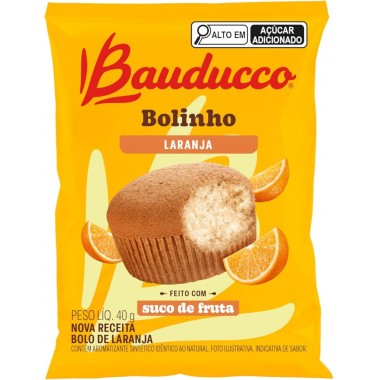 BOLINHO BAUDUCCO LARANJA 40GR