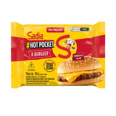 HOT POCKET SADIA X BURGUER 145GR