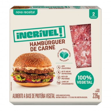 HAMBURGUER VEGETAL SEARA INCRIVEL 226GR