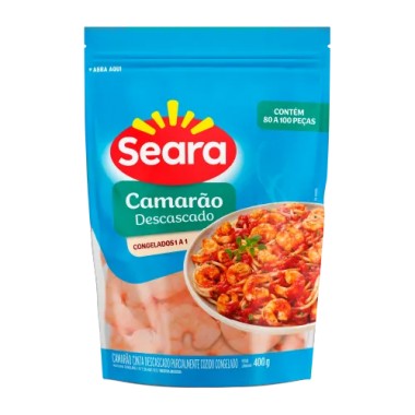 PXE CAMARAO SEARA DESCASCADO CONG 400GR