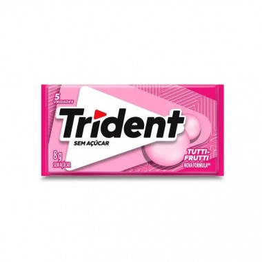 CHICLE TRIDENT TUTIFRUTI 8GR