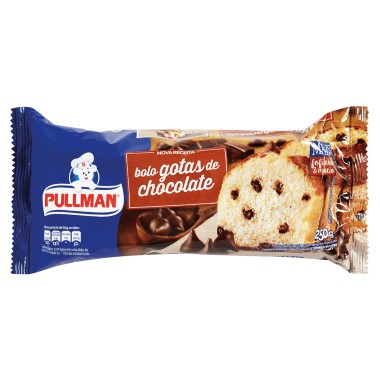 BOLO PULLMAN GOTAS CHOCOLATE 250GR