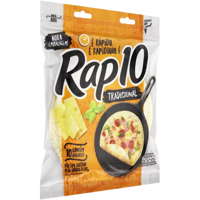 MASSA PANQUECA RAP10 ORIGINAL 297GR