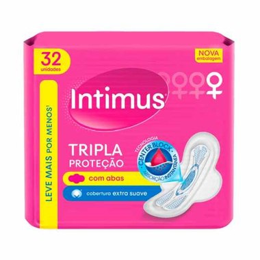 ABSORV INTIMUS TRIPLA SUAVE C/ ABAS 32N