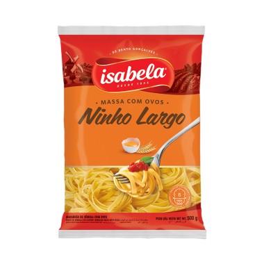 MASSA ISABELA C/OVOS NINHO LGA 500GR