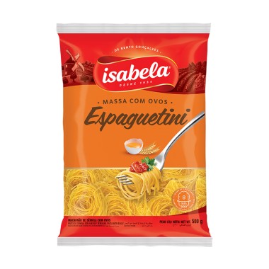 MASSA ISABELA C/OVOS ESPAGUETINI 500GR