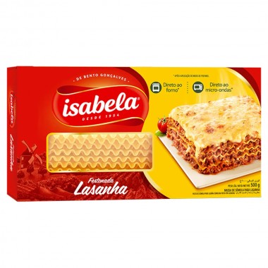 MASSA ISABELA LASANHA FESTONADA 500GR