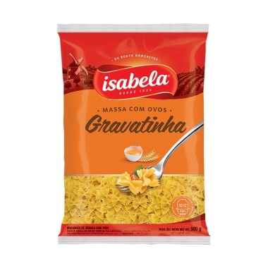 MASSA ISABELA C/OVOS GRAVATINHA 500GR