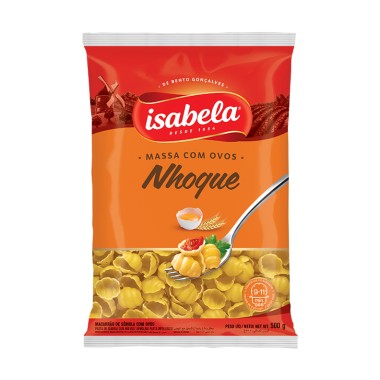 MASSA ISABELA C/OVOS NHOQUE 500GR