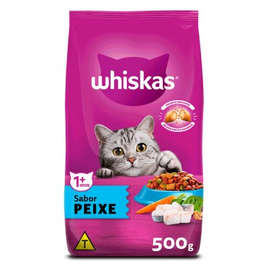 RACAO WHISKAS PEIXE 500GR