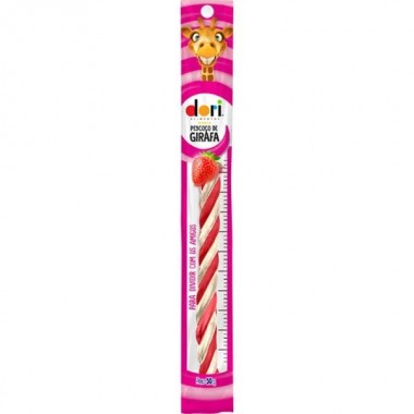 BALA DORI PESCOCO DE GIRAFA MORANGO 30GR