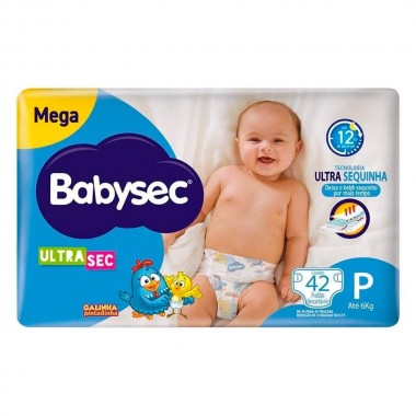 FRALDA BABYSEC ULTRA MEGA P 42UN