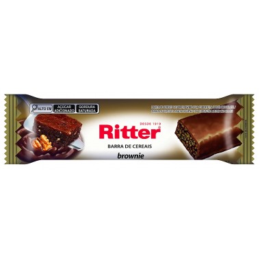 BARRA RITTER BROWNIE  25GR
