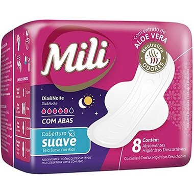 ABSORV MILI ALOE VERA SUAVE C/ ABAS 8UN