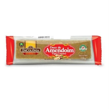 DOCE DACOLONIA AMENDOIM CASEIRO 120GR