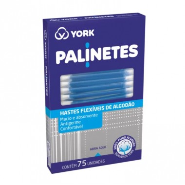 HASTES FLEXIVEIS COTONETE YORK 75UN